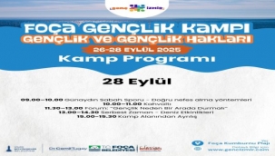 Büyükşehir'den gençlere Foça'da kamp