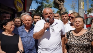 CHP Bornova'da 'baba evi' nöbeti