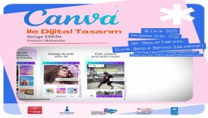 Dijital Gençlik Merkezi'nde "Canva" eğitimi başlıyor