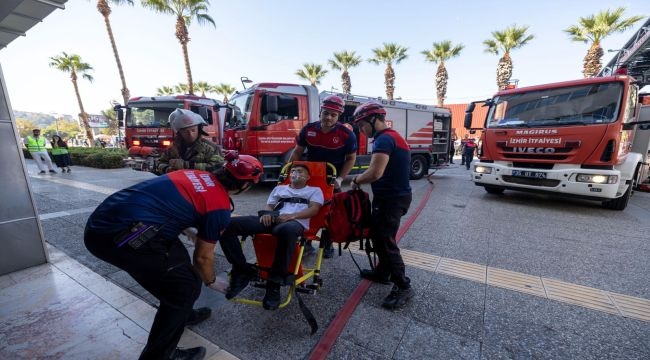 İZSU'da gerçeği aratmayan tatbikat