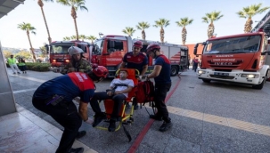 İZSU'da gerçeği aratmayan tatbikat