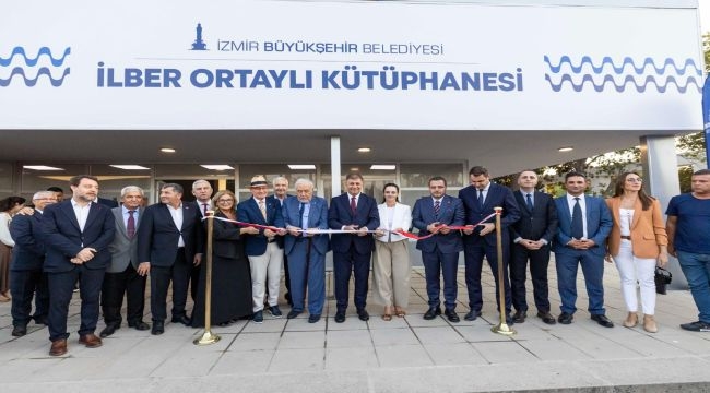 Prof. Dr. İlber Ortaylı kendi adını taşıyan kütüphaneyi açtı