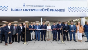 Prof. Dr. İlber Ortaylı kendi adını taşıyan kütüphaneyi açtı
