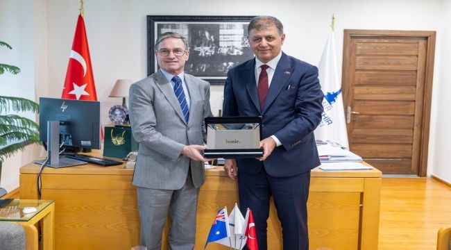 Avustralya Başkonsolosu'ndan Başkan Tugay'a ziyaret