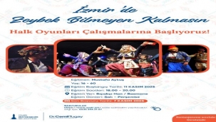 İzmirliler halk oyunları eğitimlerinde buluşuyor