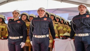 İzmir'in yeni itfaiye memurları göreve hazır
