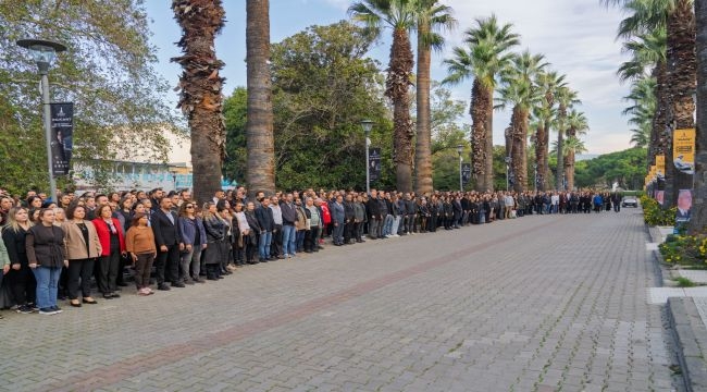 İzmir İtfaiyesi'nden 10 Kasım'da anlamlı tören