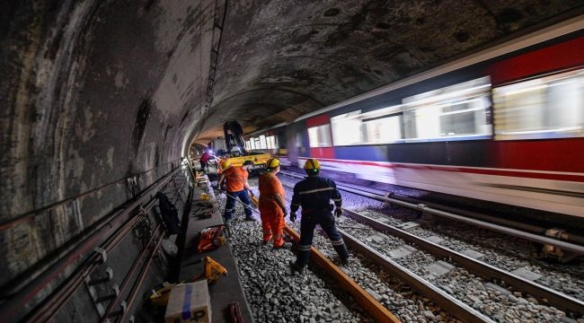 İzmir Metrosu'nda bakım zamanı