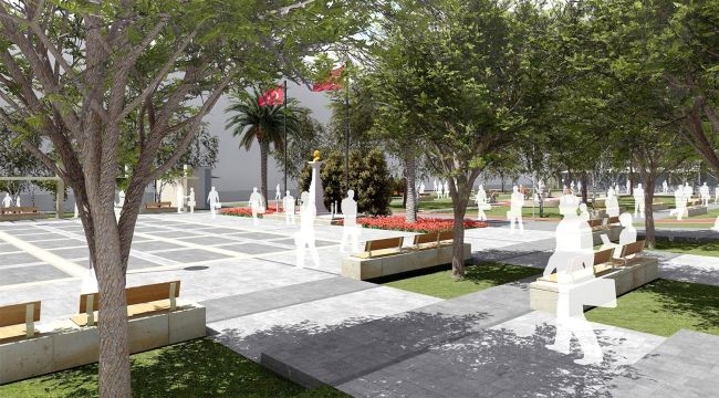 Kınık Cumhuriyet Meydanı yenileniyor