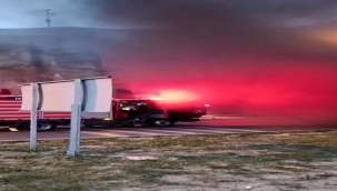 Konak Tünelleri'ndeki araç yangınına itfaiyeden hızlı müdahale