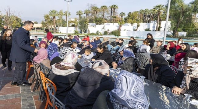 Başkan Tugay Göl Gazinosu'nda Beydağlı kadınlarla buluştu