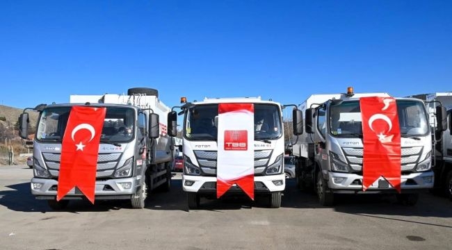 Seferihisar Belediyesi'ne TBB'den Çöp Kamyonu Desteği