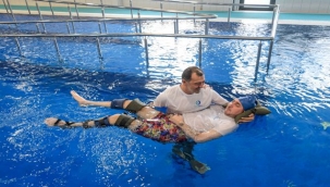 Suyun iyileştirici gücüyle engeller aşılıyor