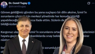 Tugay'dan Çankırı'ya yanıt: "İzmir'in bekleyen kredi dosyalarını da size iletelim"