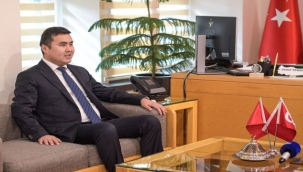 Başkan Tugay Kırgız Başkonsolos Toktobekoviç'i ağırladı