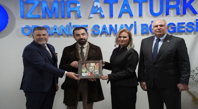 Başkan Tugay ve CHP İl Yönetiminden İAOSB'ye Ziyaret