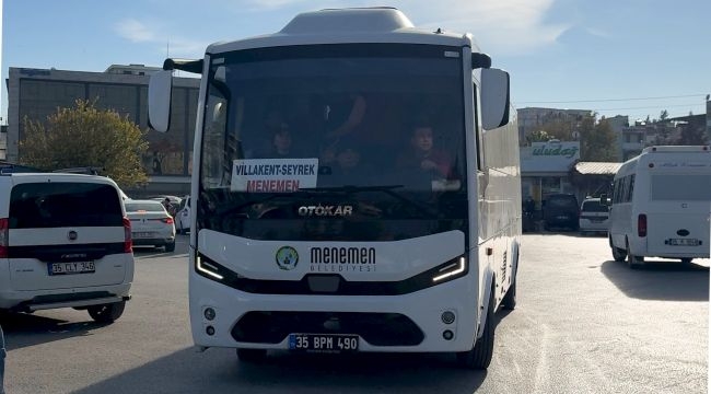 Menemen'de ulaşımın yıldızı ücretsiz ring servisler