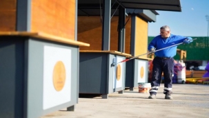 Mısır ve kestane tezgâhları yenilendi