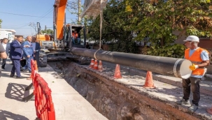 Sarnıç'ta içme suyu hatları yenileniyor