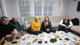 Başkan Mutlu iftar sofrasına konuk oldu