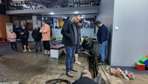 Bornova'da sel seferberliği