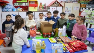 Buca'da minik yüreklerden büyük dayanışma