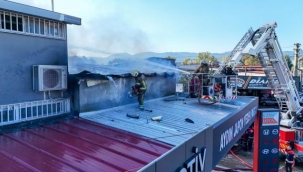 Buca'daki işyeri yangını kontrol altına alındı