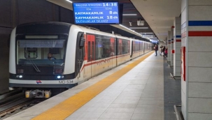Fahrettin Altay ve Narlıdere arasında metro seferleri yeniden başladı