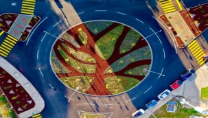 Kavşaklar sanat eserine dönüşüyor