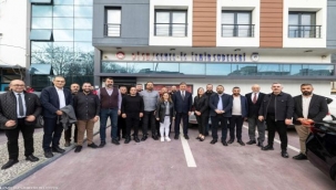 Başkan Tugay'dan Gümüştekin'e ziyaret