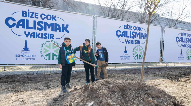 Beton söküldü, umut filizlendi