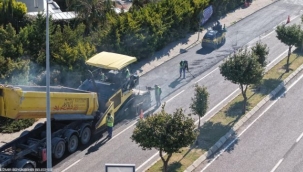 Çeşme'nin yolları yaza hazırlanıyor