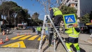 İzmir'de yaya güvenliği ön planda