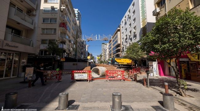 İZSU'nun 250 milyon liralık altyapı yatırımı hız kesmeden devam ediyor