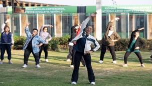Konak'ta Açık Havada Sabah Sporu başlıyor