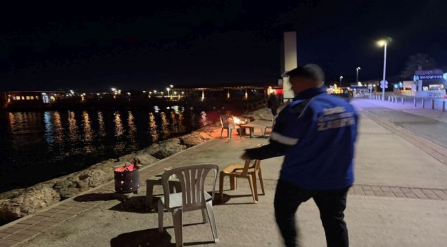 İnciraltı'nda denetimler sürüyor