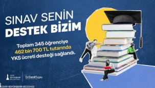 İzmir Büyükşehir Belediyesi'nden YKS ücreti desteği