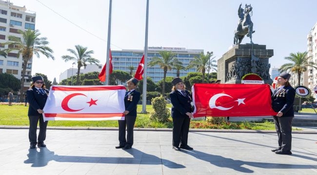 20 Temmuz Barış ve Özgürlük Bayramı İzmir'de törenle kutlandı
