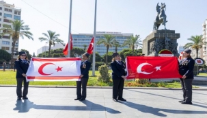 20 Temmuz Barış ve Özgürlük Bayramı İzmir'de törenle kutlandı