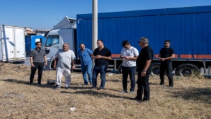 Başkan Eşki sabahın ilk ışıklarıyla sahada