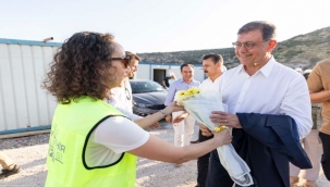 İzmir'in 3. büyük ileri biyolojik arıtma tesisi yükseliyor