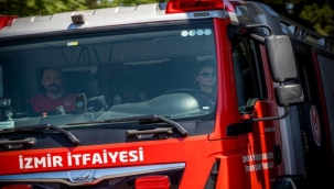 İzmir İtfaiyesi'nin ilk kadın şoförü