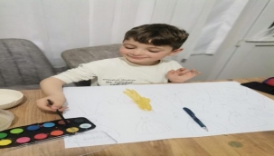 İzmirli küçük ressamlara Çin'den ödül